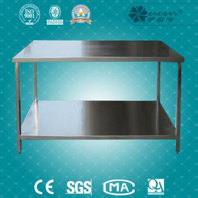 Double stainless steel table