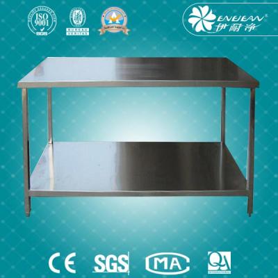 Double stainless steel table